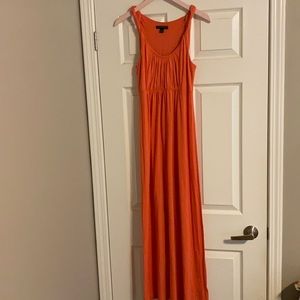 Banana Republic Coral Maxi Dress